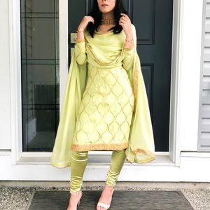COPY - Pastel green Indian outfit/ Indian suit